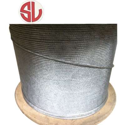 Galvanized Steel Wire Rope for Elevators and Lifts